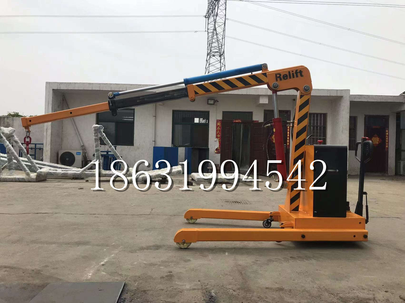 东引乡久征定做3吨三轮随车吊 农用园林绿化移树吊 平板工程用小吊机